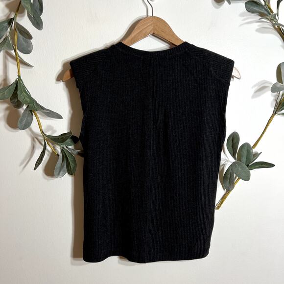 LA Made Gray Ribbed Tank - Picture 5 of 5